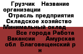 Грузчик › Название организации ­ Fusion Service › Отрасль предприятия ­ Складское хозяйство › Минимальный оклад ­ 17 600 - Все города Работа » Вакансии   . Амурская обл.,Благовещенский р-н